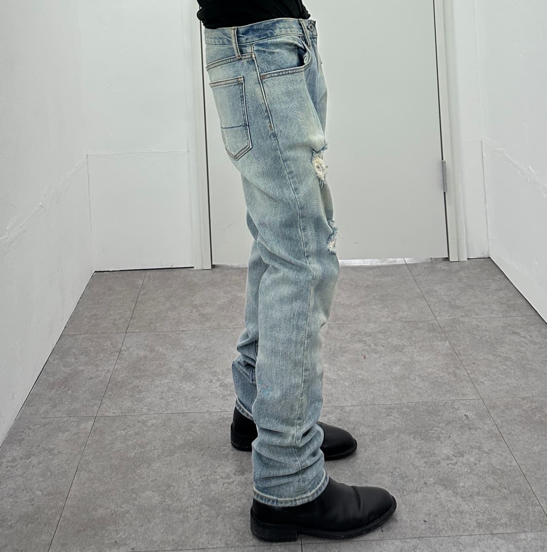 Gap Distressed Patchwork Denim Jeans 상품이미지4