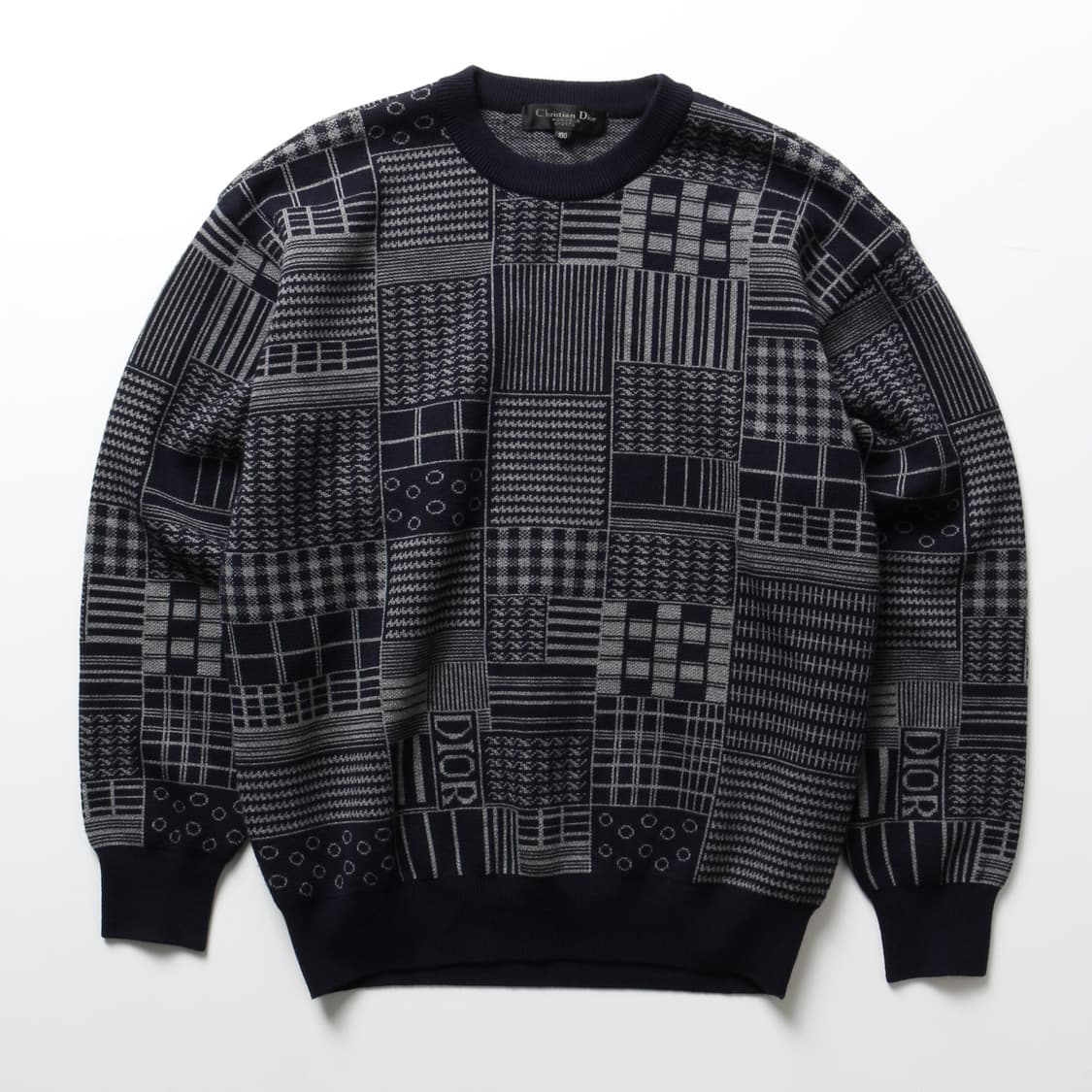 크리스찬 디올 90s 플레이드 니트   상품이미지1