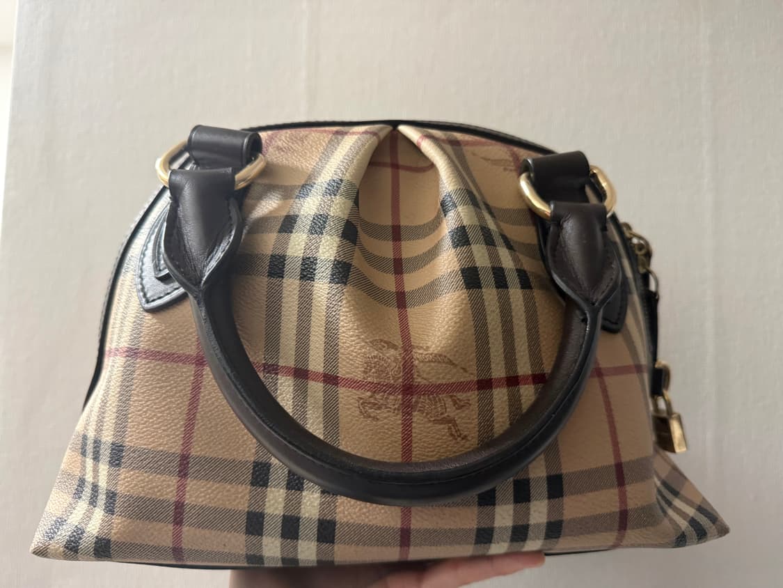 버버리 노바 체크 보스턴백 상품이미지1