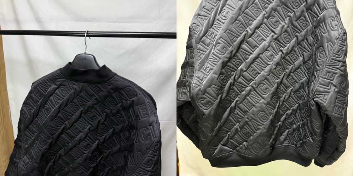 발렌시아가 멀티로고 퀼팅 봄버 자켓 상품이미지6