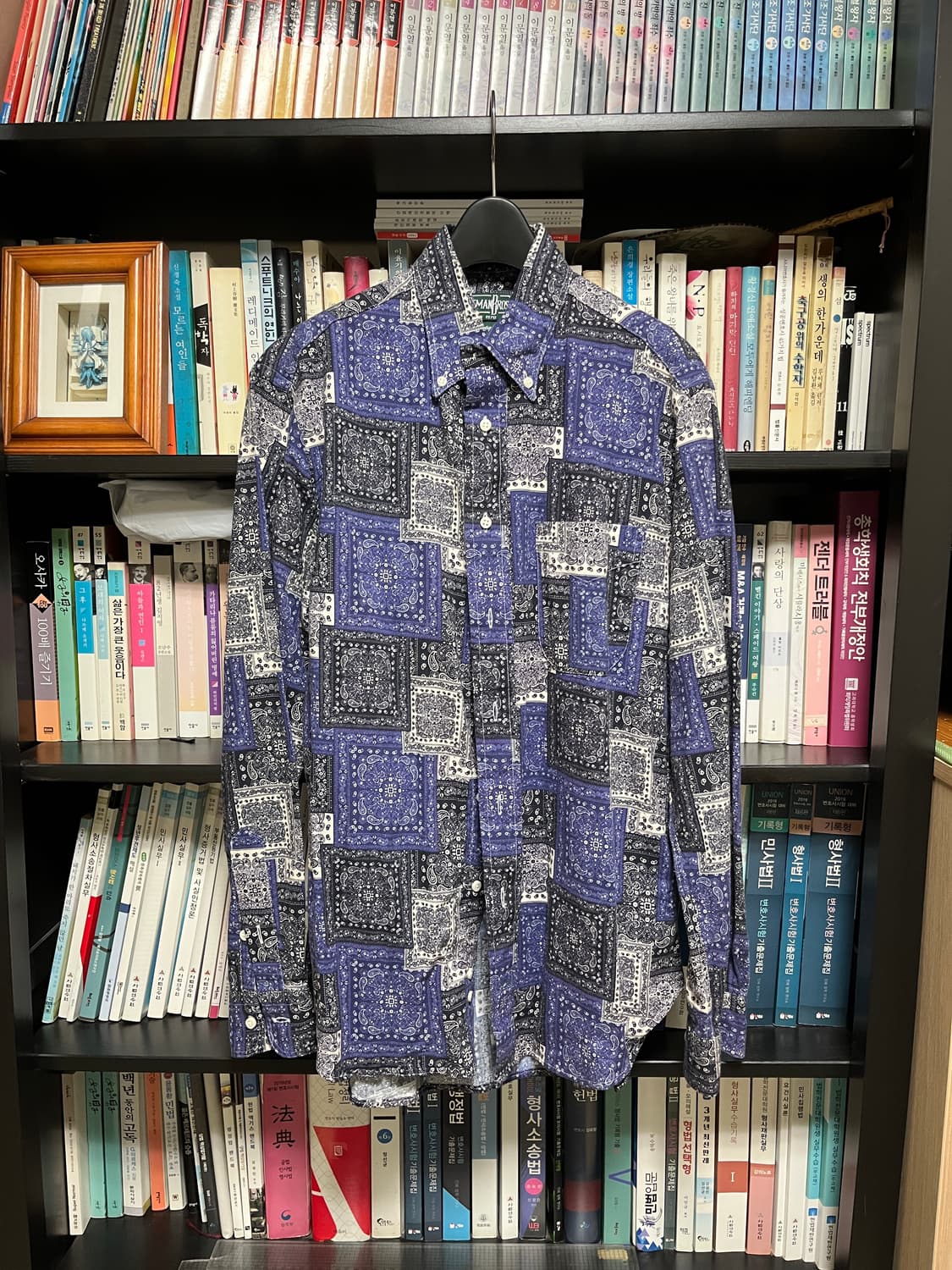 짓먼 빈티지 페이즐리 블루스 셔츠 상품이미지5