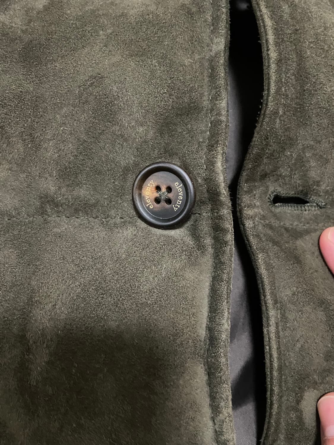 일레븐티 스웨이드 패딩조끼 상품이미지3