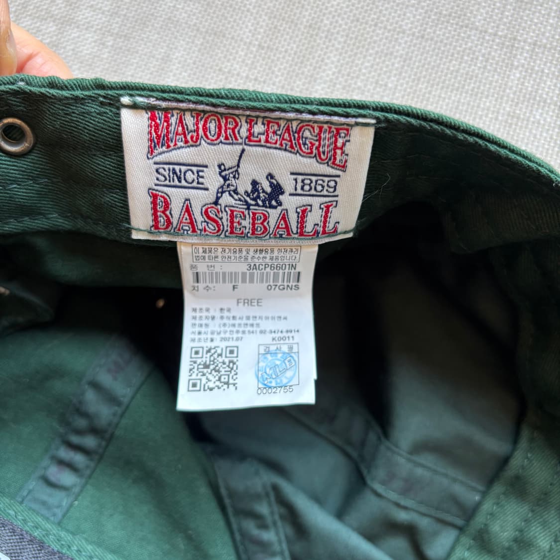 MLB 엠엘비 LA다저스 엔커버 볼캡 딥그린 (남여공용) 상품이미지8