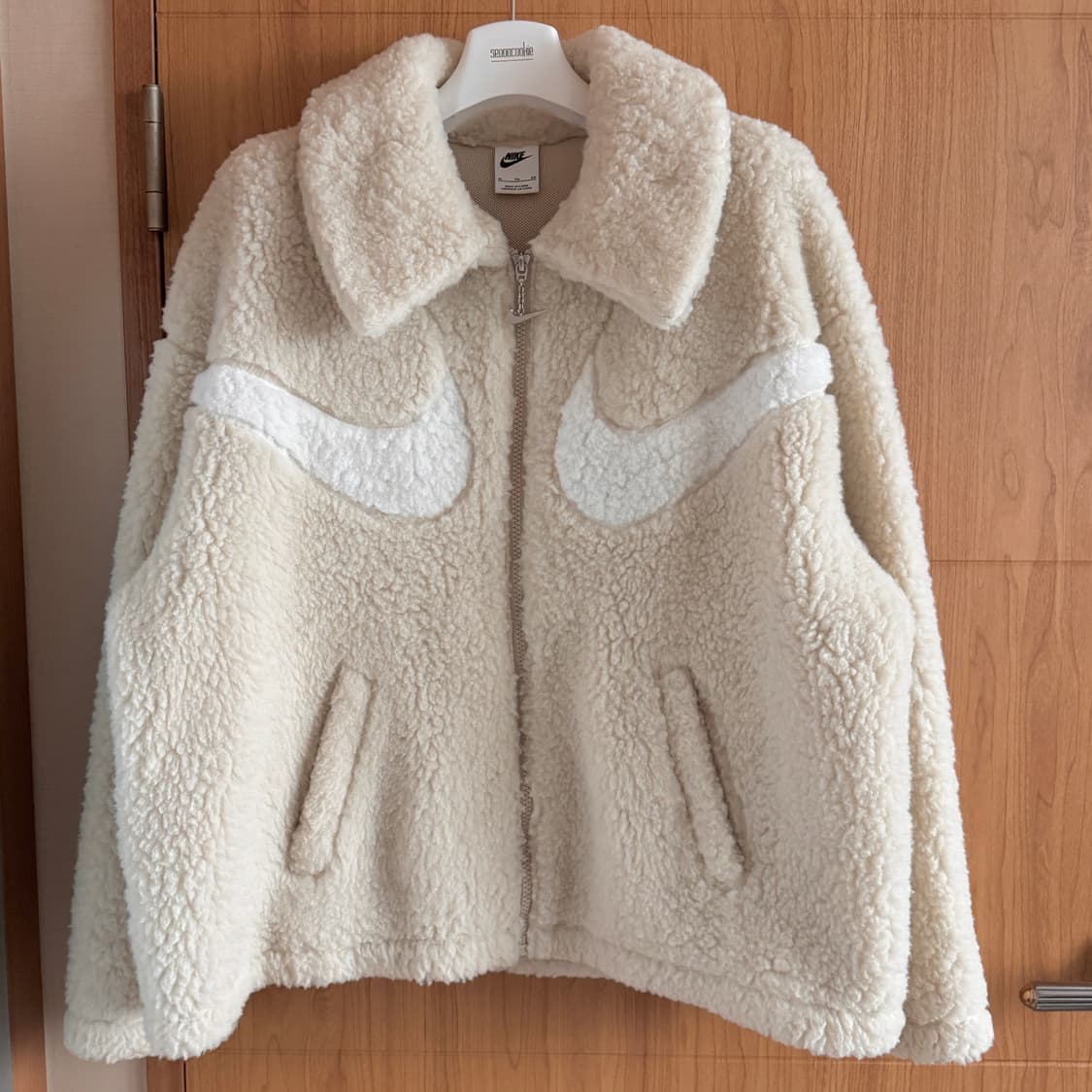 나이키 스우시 풀집 뽀글이 재킷 상품이미지4