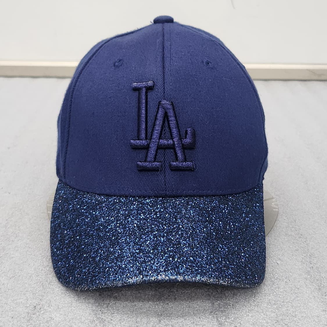 상태좋은 MLB 뉴욕양키스와 LA다저스 반짝이 볼캡  두 가지 일괄 상품이미지5