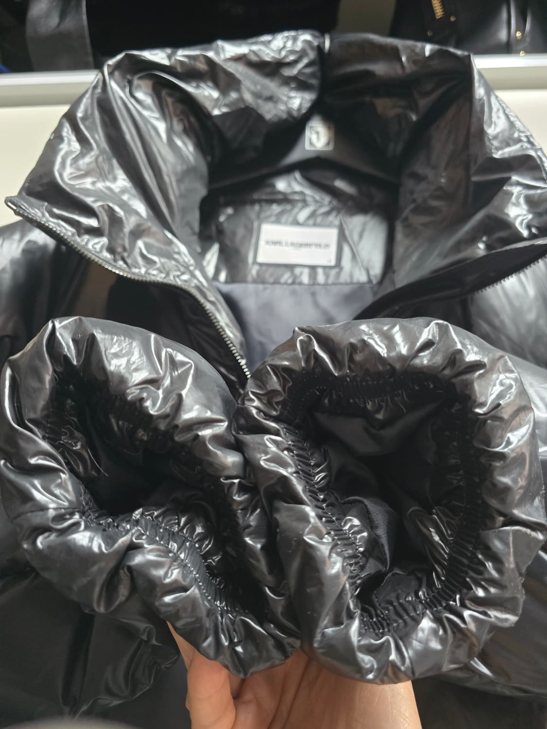 칼라거펠트 프리미엄 구스다운 숏 패딩 88 상품이미지4