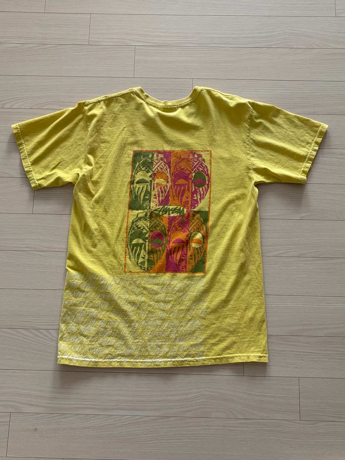 stussy 스투시 인디언 프린팅 반팔티 M (95-100) 상품이미지4