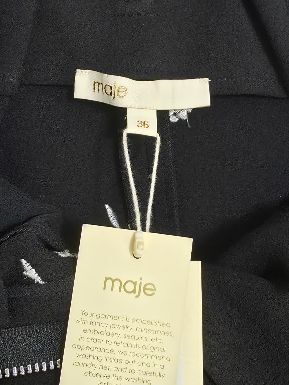 Maje 플로럴 자수 쇼츠 36 새제품(택O) 상품이미지3