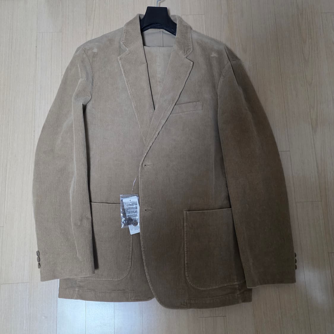 유니클로 코듀로이 셋업 카멜 xxl 상품이미지1