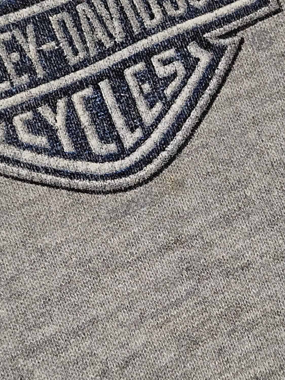 00's 할리데이비슨 애쉬버러 스펠아웃 맨투맨 스웻셔츠(XL)/10941 상품이미지10