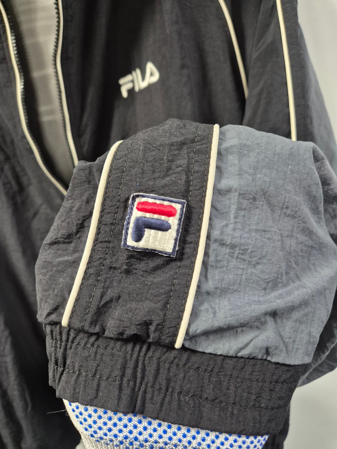 [XXL] 빈티지 레트로 휠라 트랙 바람막이 자켓 상품이미지4