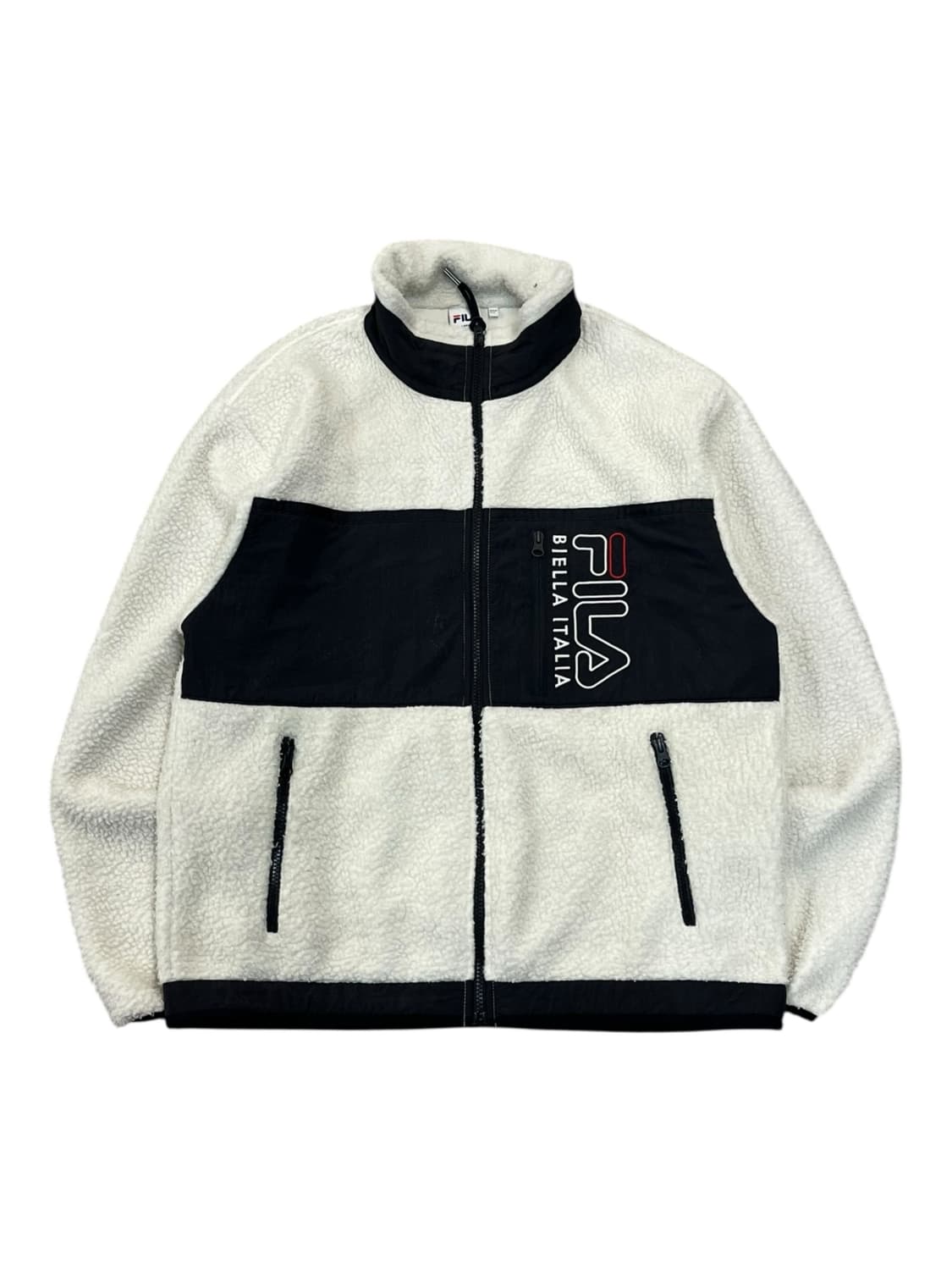 휠라 플리스 자켓 화이트 L #csz2057 상품이미지3