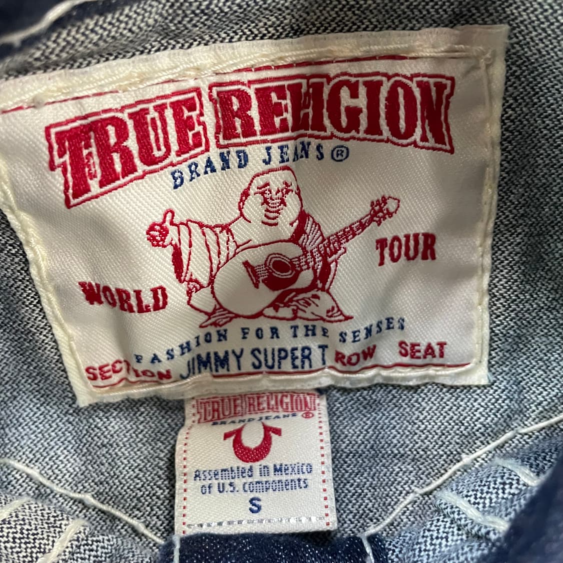 트루릴리전 지미수퍼티 스티치 데님 자켓 상품이미지8