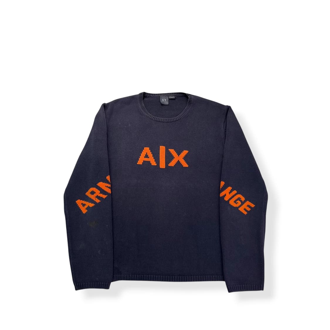 100 아르마니 빅로고 차콜 니트 상품이미지1