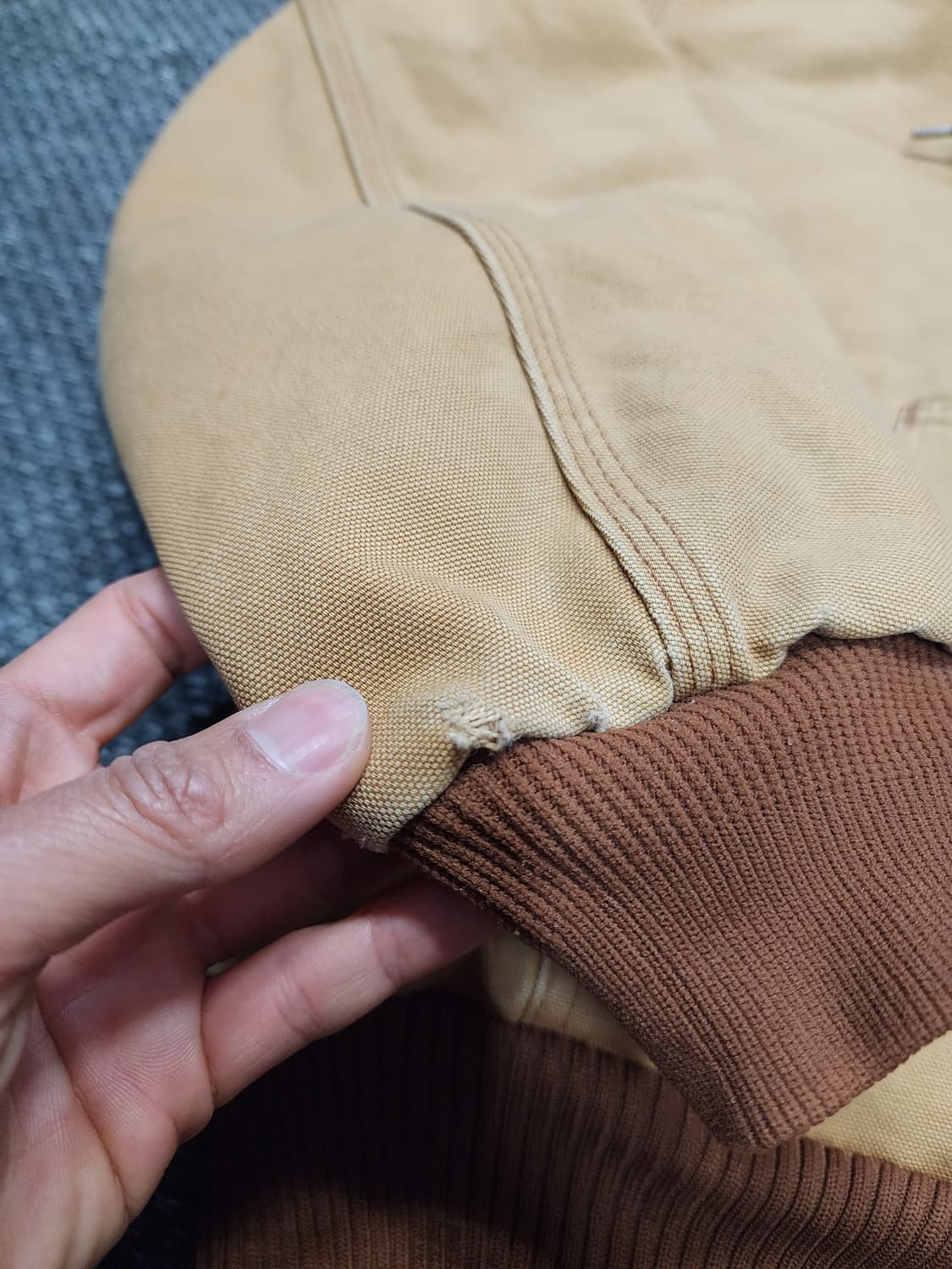 칼하트 후드 워크 액티브 자켓  M사이즈  상품이미지3