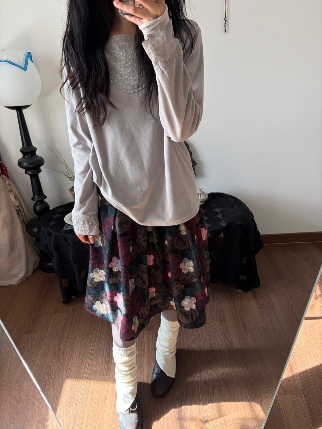 lace long sleeve top 상품이미지3