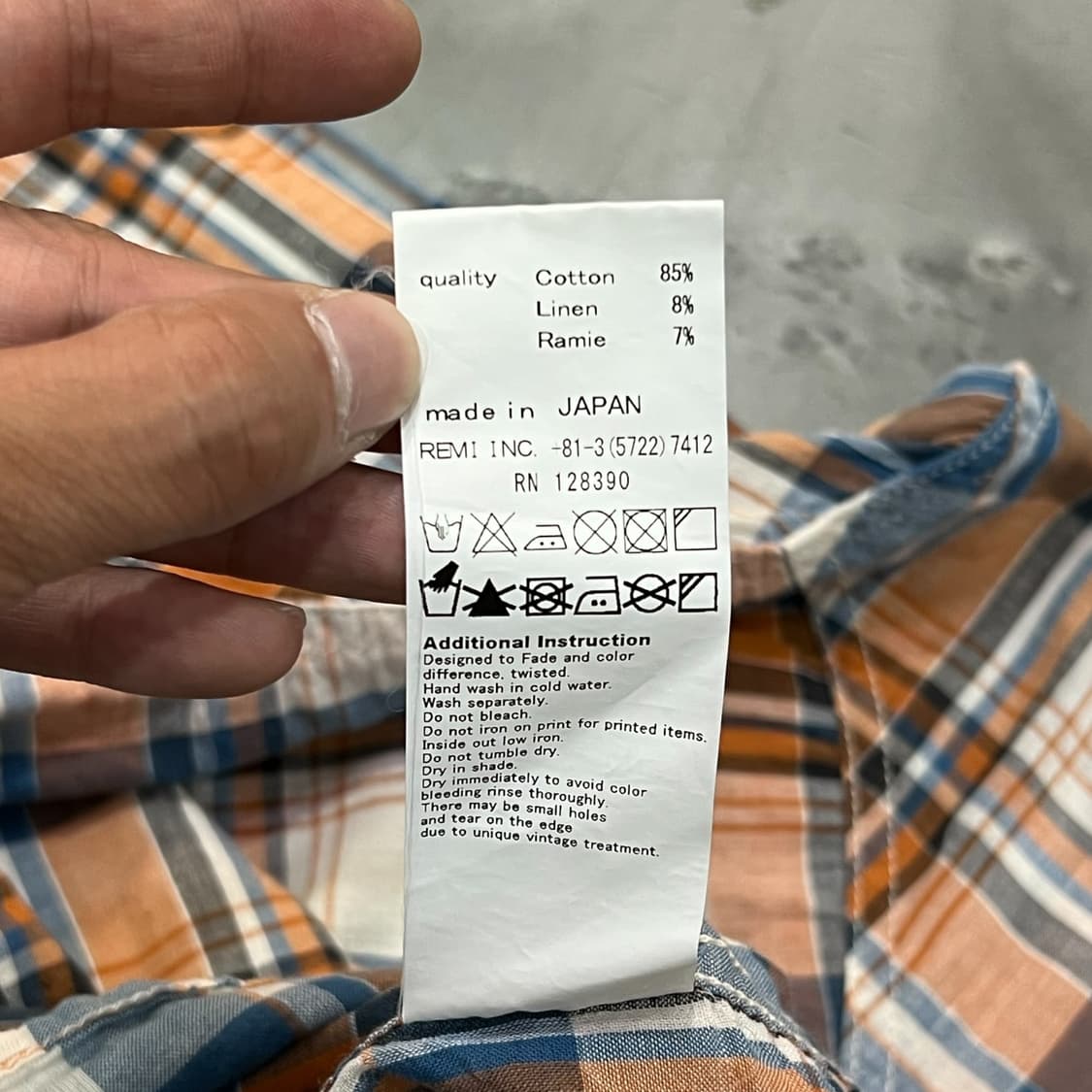  리미릴리프 체크셔츠 y12788 상품이미지9
