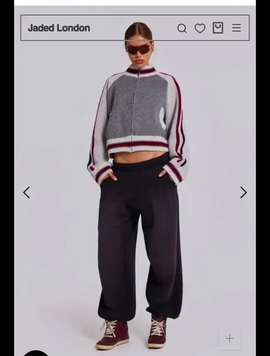 Jaded london 니트집업 M 상품이미지1