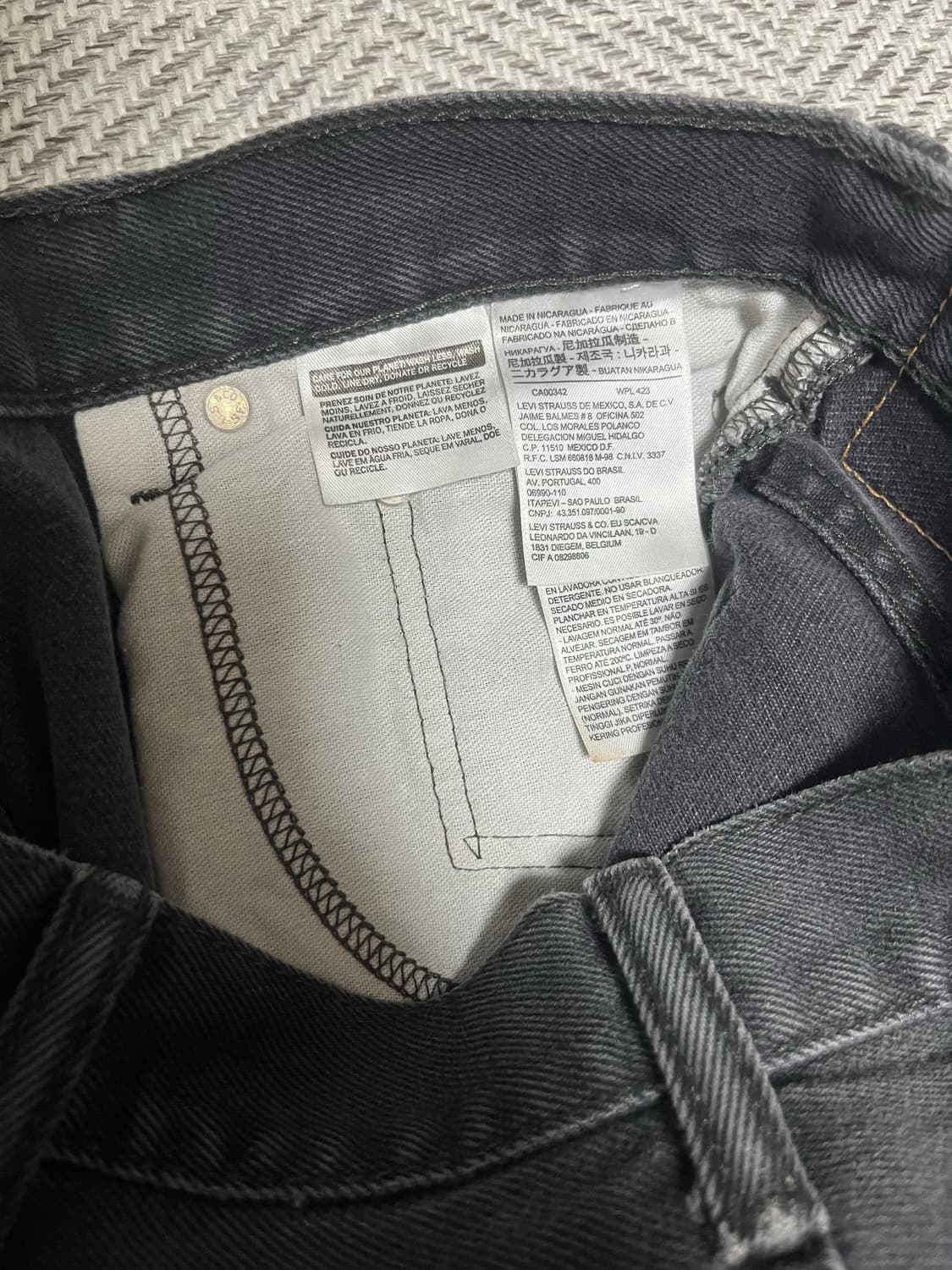 리바이스 517 블랙 상품이미지4