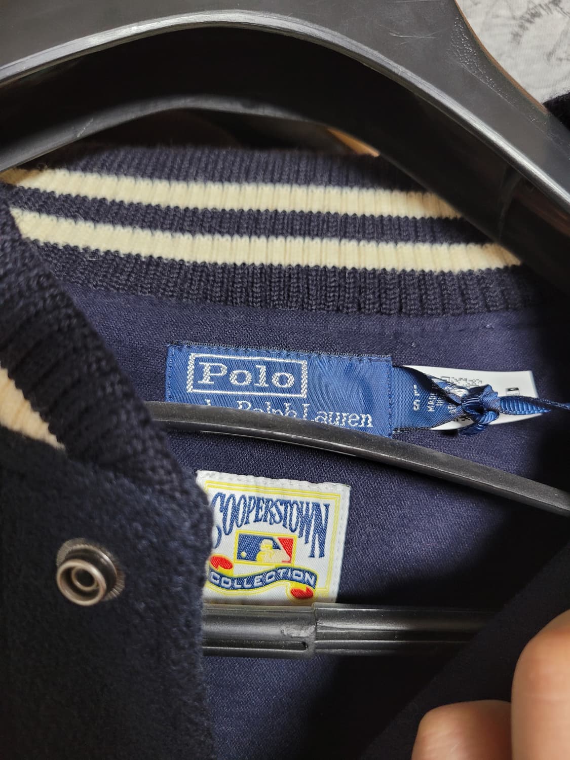 24FW 폴로 랄프로렌 뉴욕 양키스 울 바시티 상품이미지4