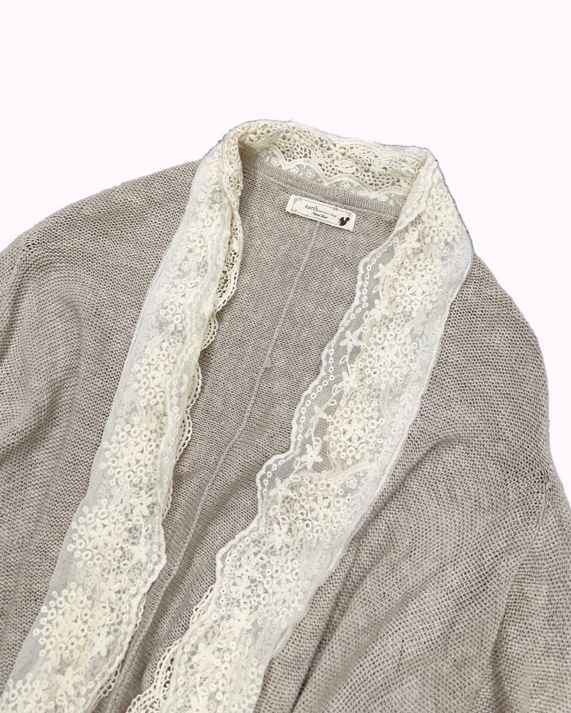 lace drape crochet mori cardigan 상품이미지3