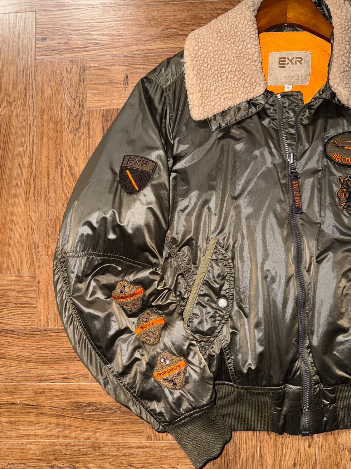 EXR 패치 항공점퍼 상품이미지2
