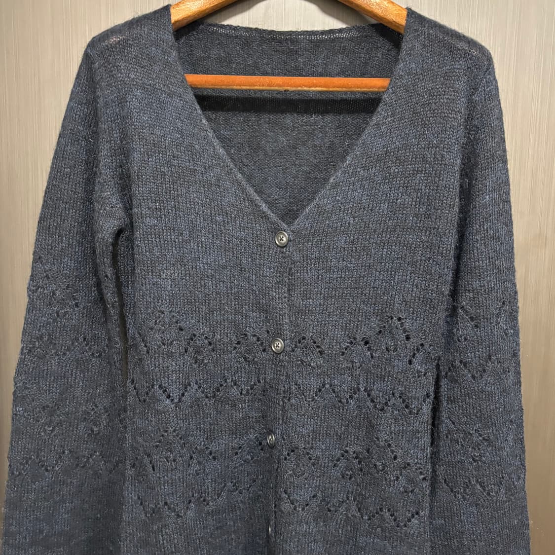 퍼버즈 25FW 폼폼 모헤어 가디건 상품이미지8