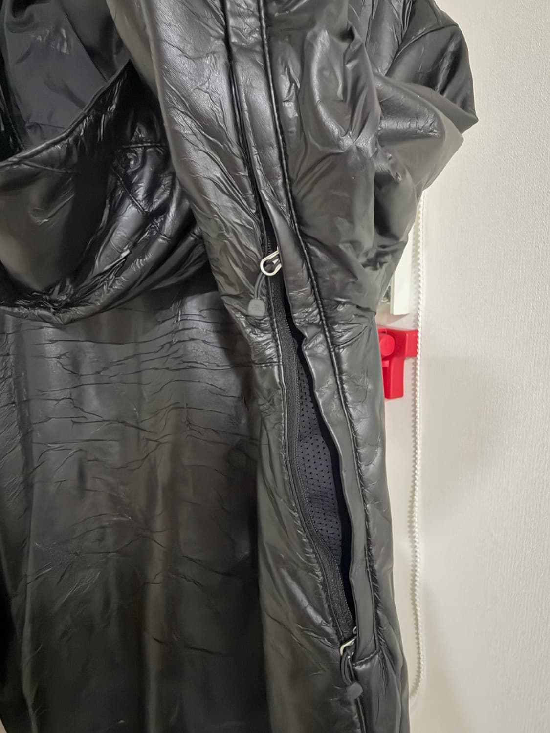 빈티지 노스페이스 퍼플라벨 레더집업 상품이미지4