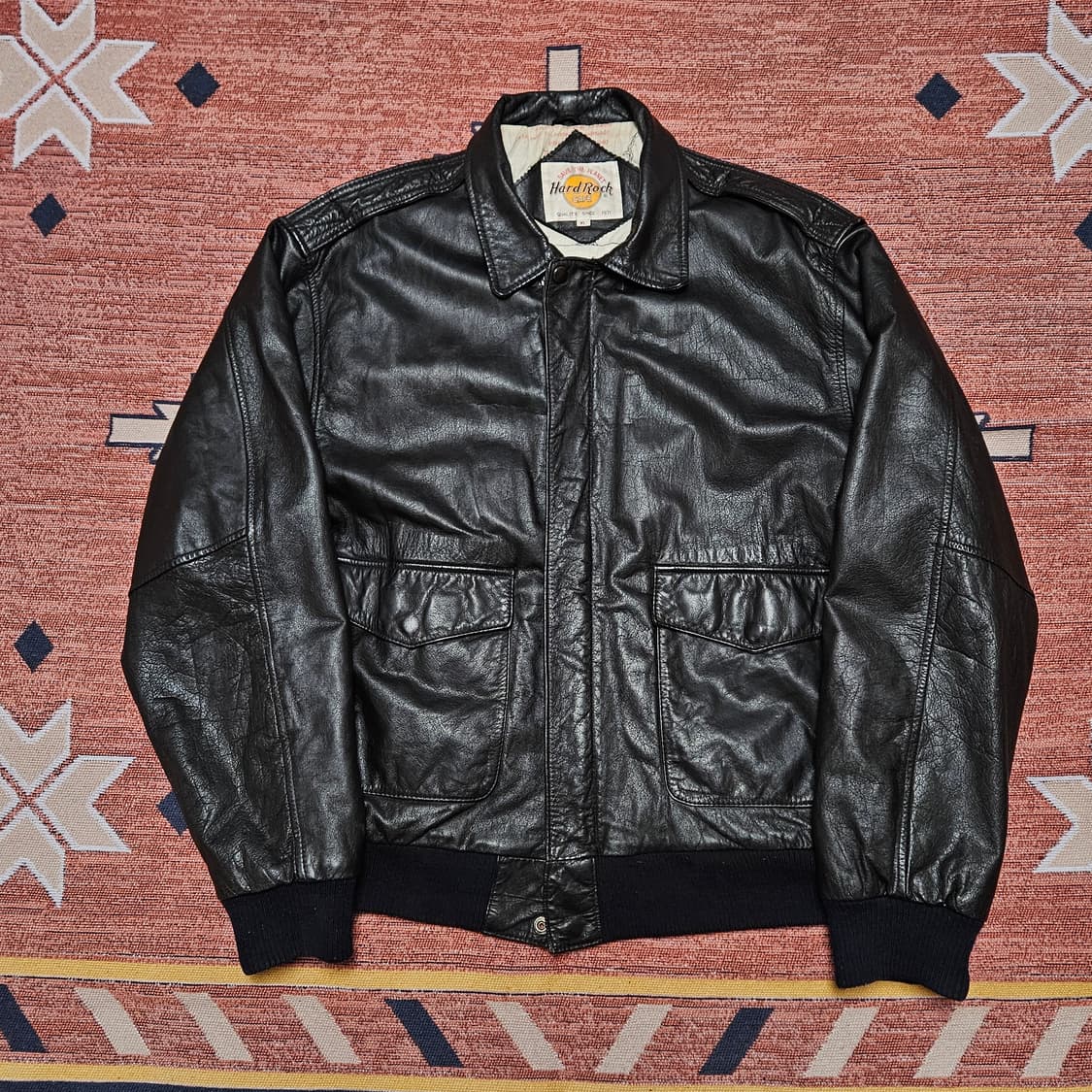 90s 하드록카페 A-2 자켓 / 메이드 인 코리아 상품이미지1