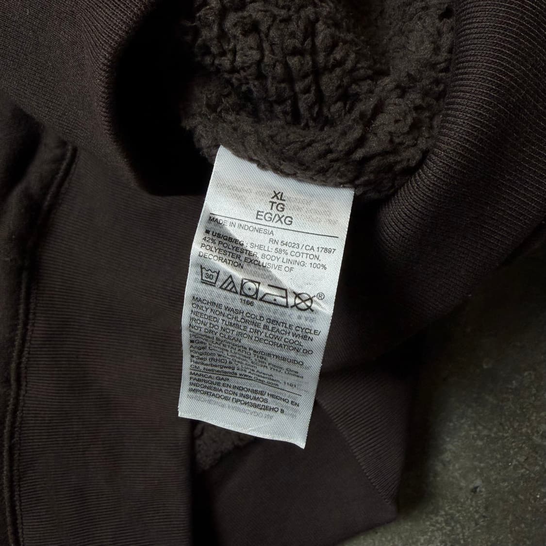 갭 기모 후드집업 상품이미지3