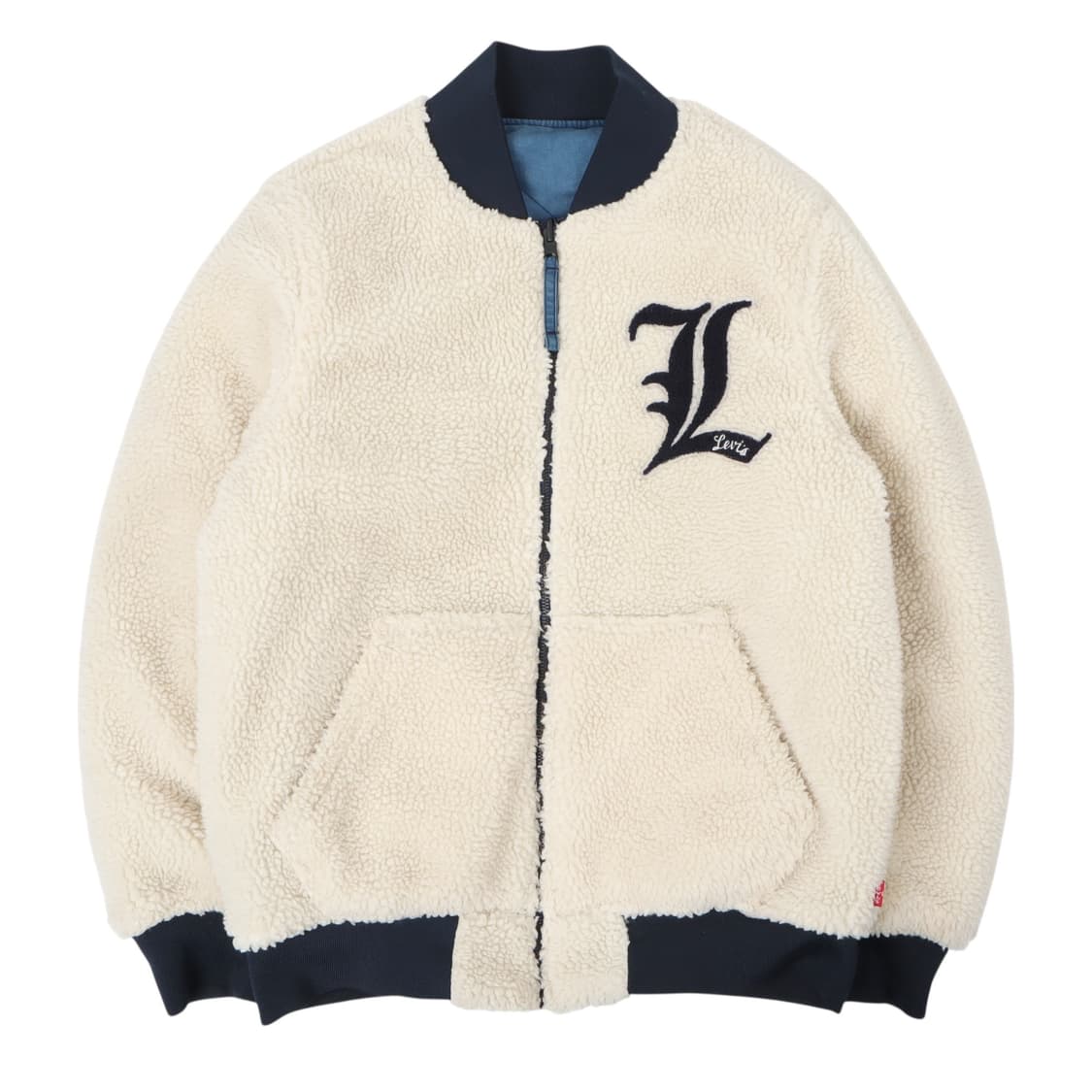 리바이스 리버시블 데님 플리스 봄버 자켓 상품이미지2