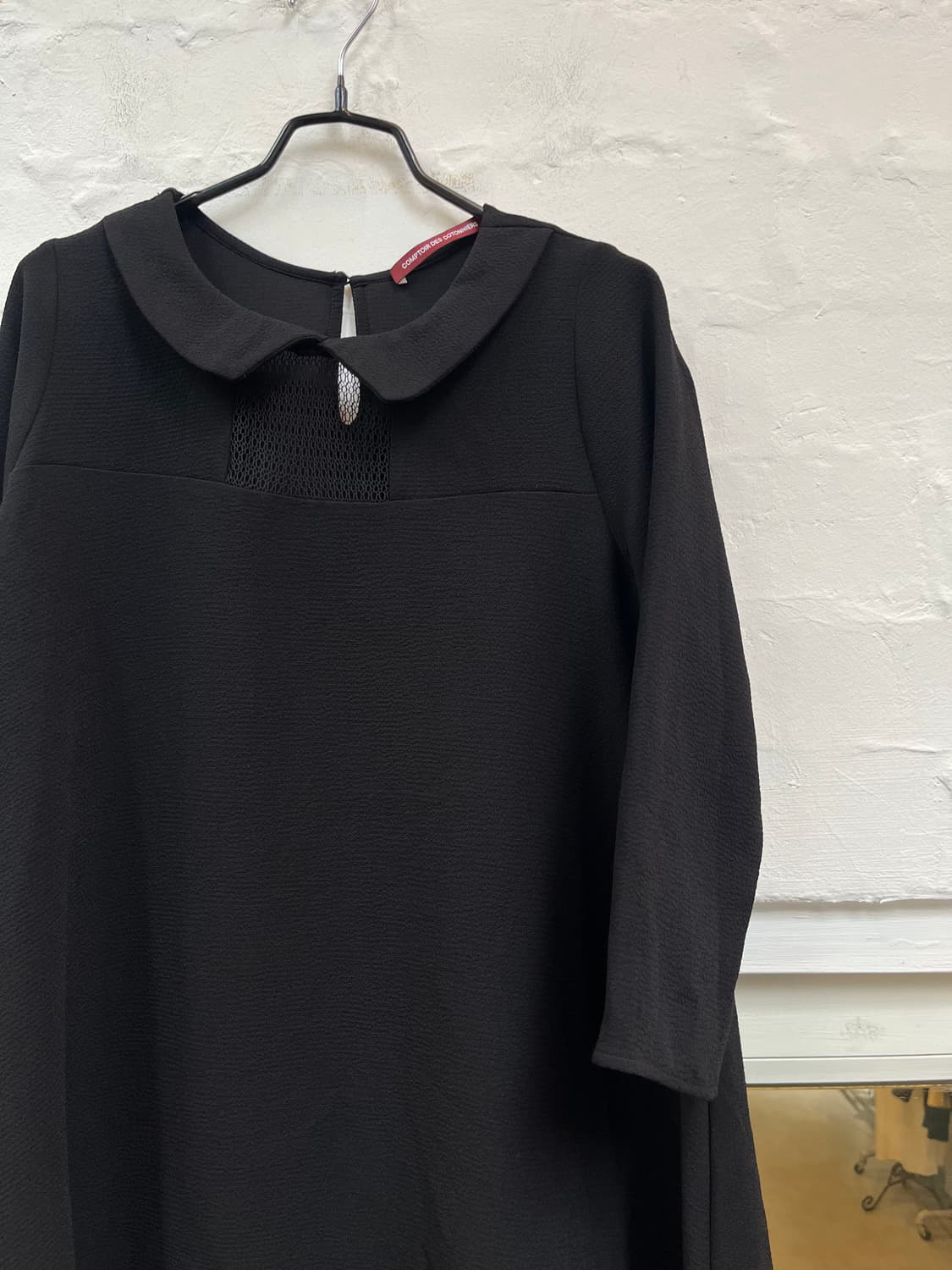 Comptoir Des Cotonniers 블랙 피터팬 칼라 드레스 XS 상품이미지3