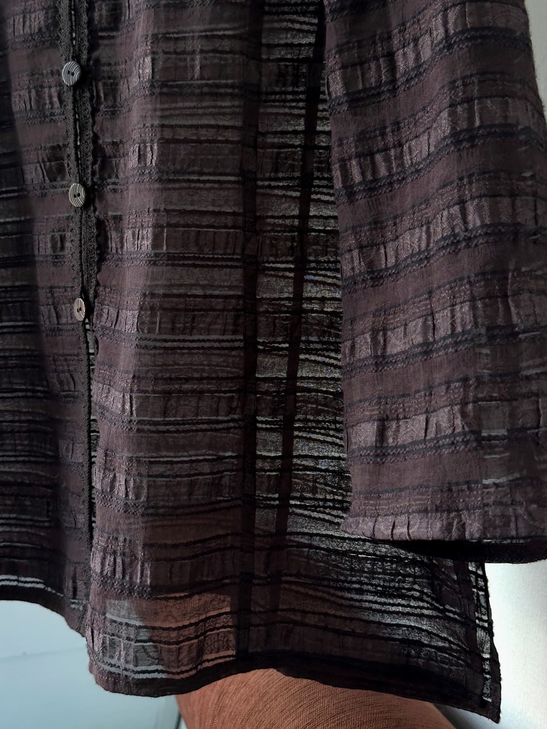 JPN made linen nylon design shirket 상품이미지3
