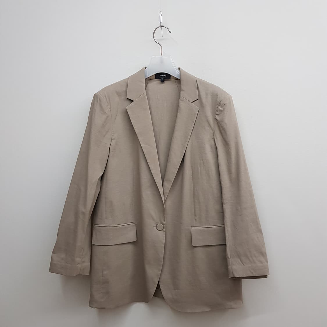 띠어리 Theory 2022 린넨 혼방 싱글 테일러드 자켓 2사이즈 상품이미지1