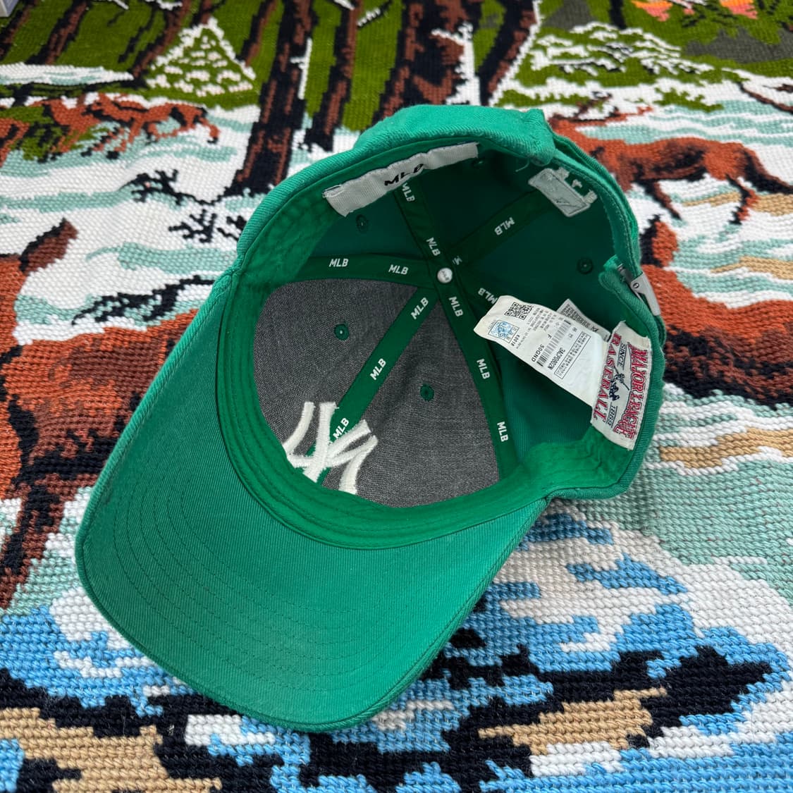 MLB 뉴욕 양키즈 그린 볼캡 상품이미지6