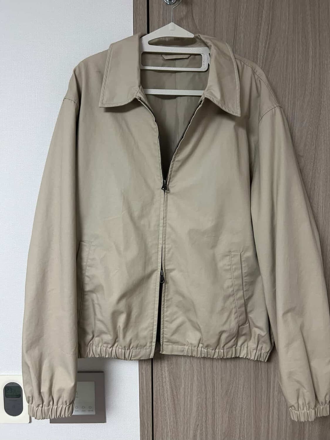 무신사 스텐다드 코튼 미니멀 블루종 재킷 베이지 XL 상품이미지1