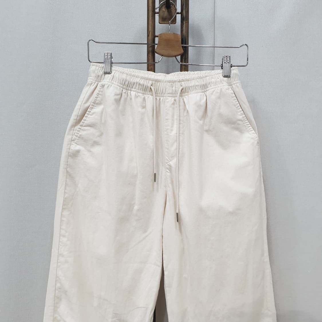 수아레 코튼 세미와이드 밴딩팬츠 바지 (S) 상품이미지2