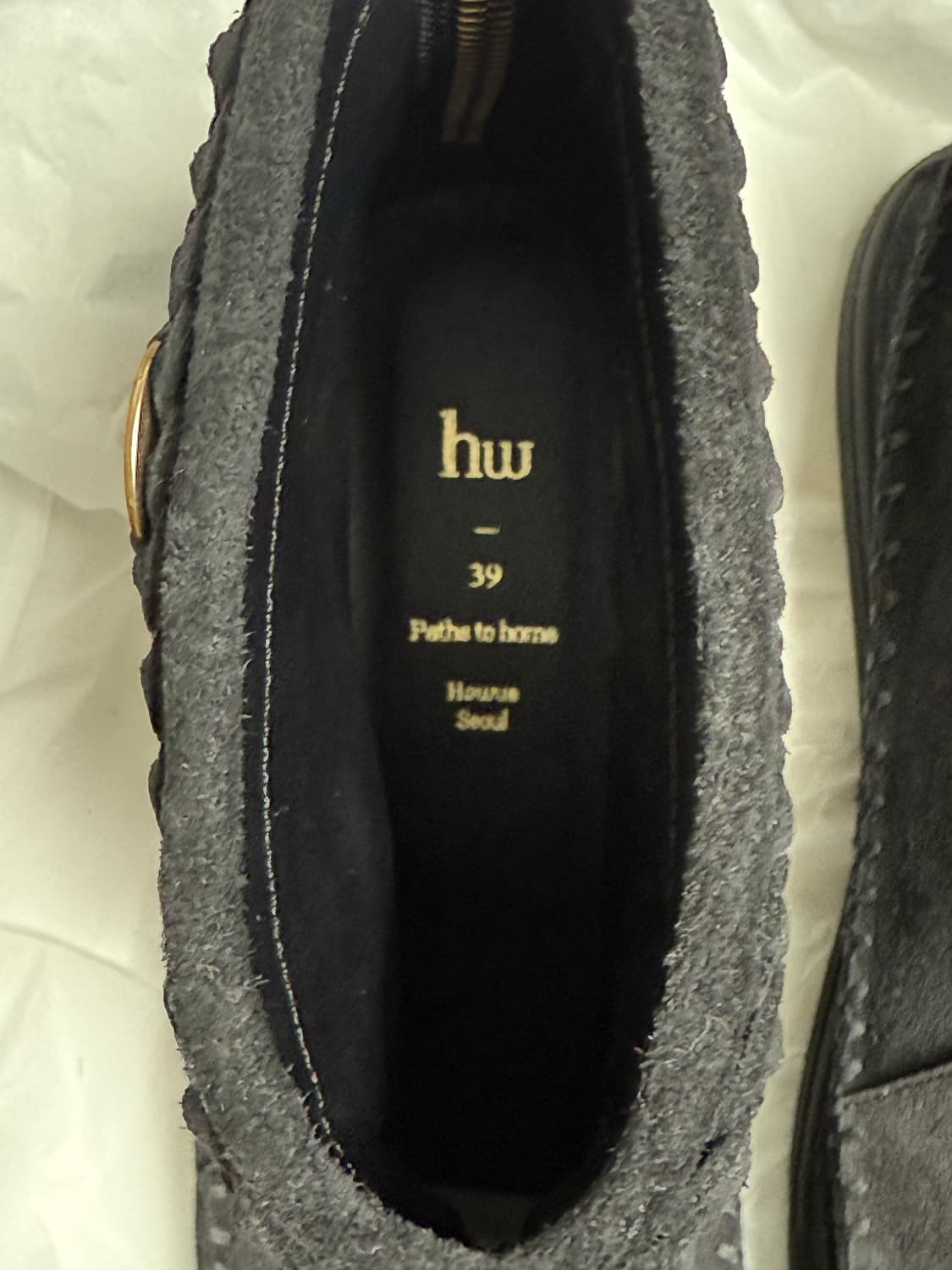 호와스, TASSEL MID BOOTS (BLACK) 39사이즈 상품이미지7