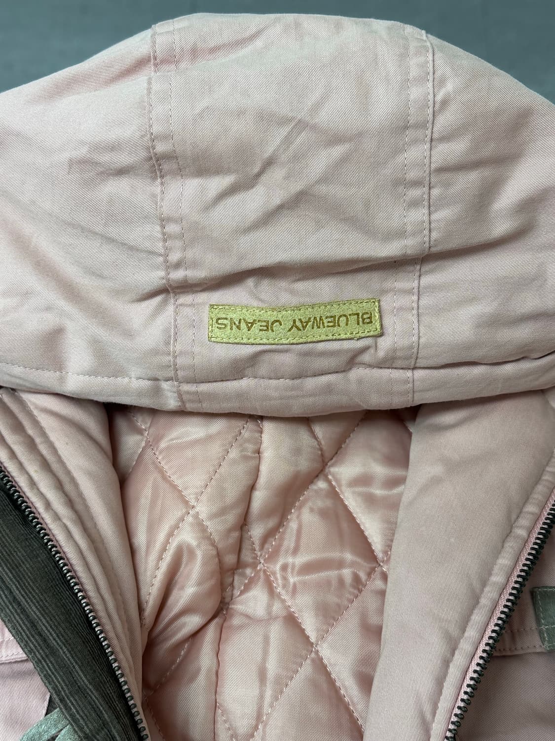 Blueway 핑크 누빔자켓 상품이미지4