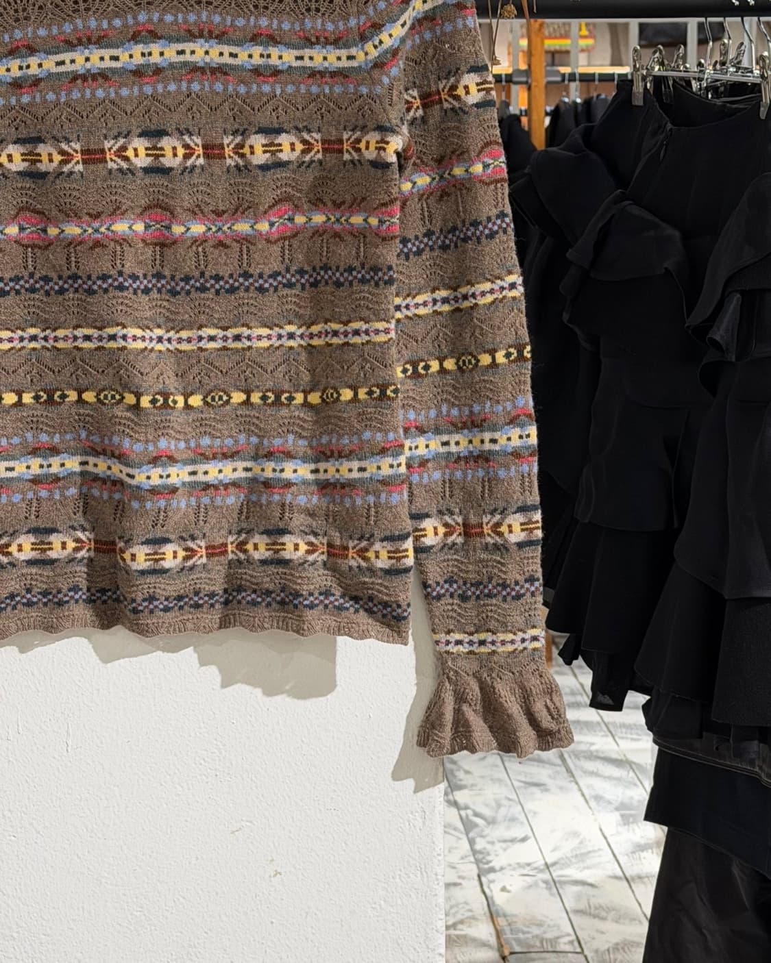 폴로 랄프로렌 브라운 페어 아일 크루넥 스웨터 상품이미지6