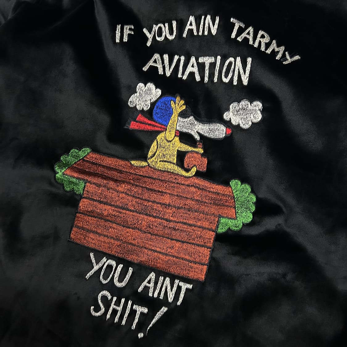 Vintage Snoopy Embroidery Velvet Jacket 상품이미지2