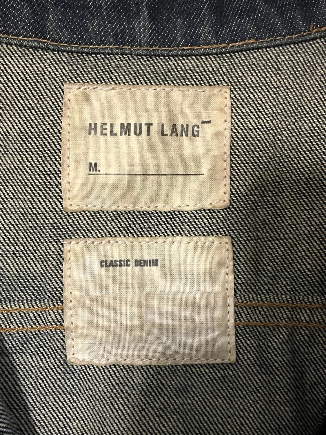 헬무트 랭 클래식 로우 데님 자켓 상품이미지7
