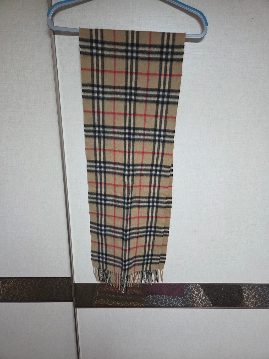 버버리 노바체크 캐시미어 머플러 상품이미지1