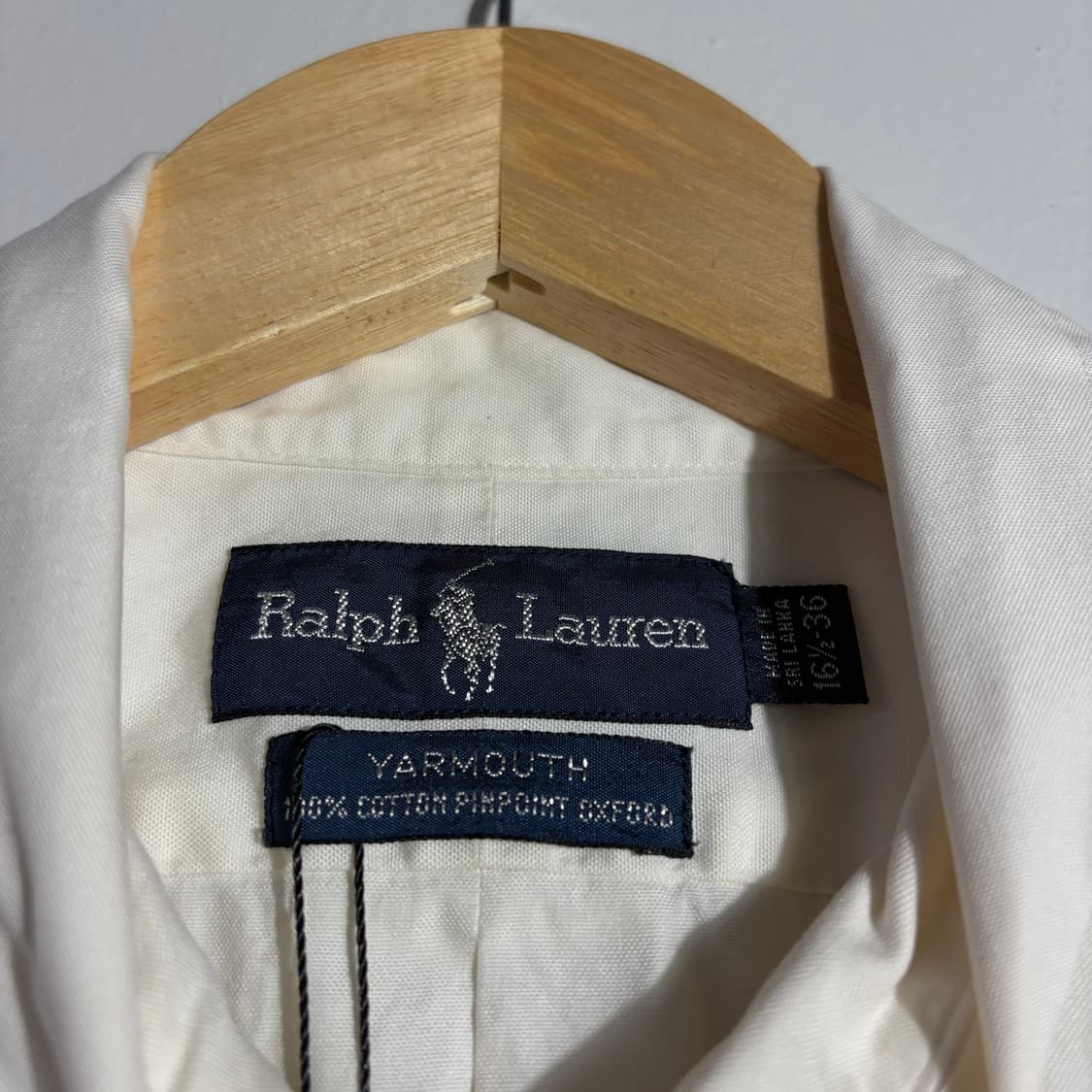 폴로 랄프로렌 빈티지 화이트 옥스포드 셔츠 (무료배송) 상품이미지4