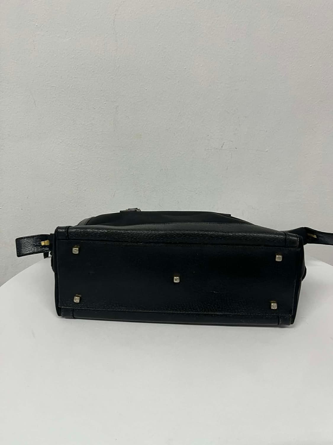 살바토레 페라가모 캔버스 가죽 트림 핸드백 숄더 겸 토트백 상품이미지5