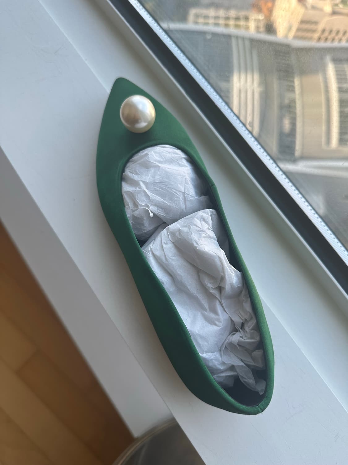 EB by MIISTA 그린 플랫슈즈 36 새상품 상품이미지3