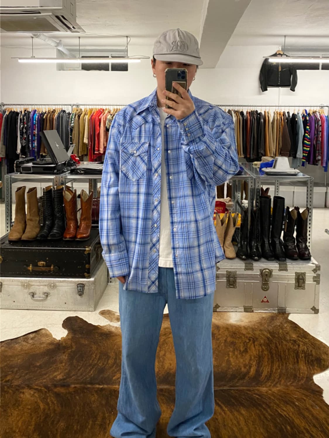 WRANGLER ombre western shirts 상품이미지2