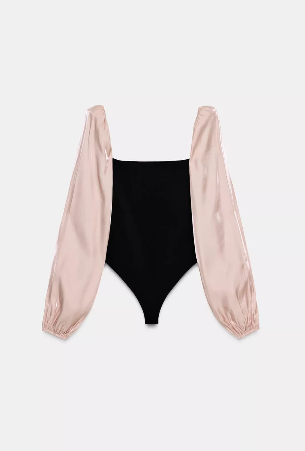 나야와시 님 착용, 자라 핑크 벌룬 소매 바디수트 상품이미지9