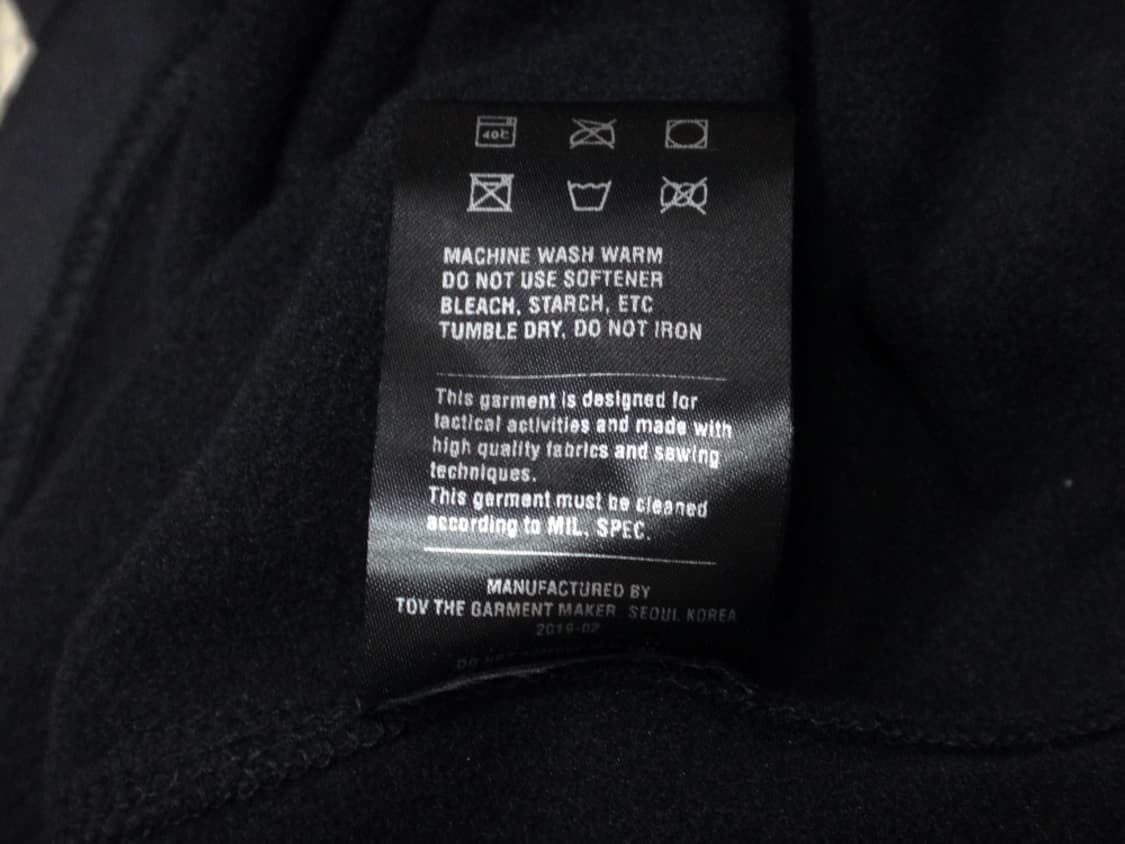 (3XL) Hyperops 하이퍼옵스 밀리터리 기모 반집업 상품이미지10