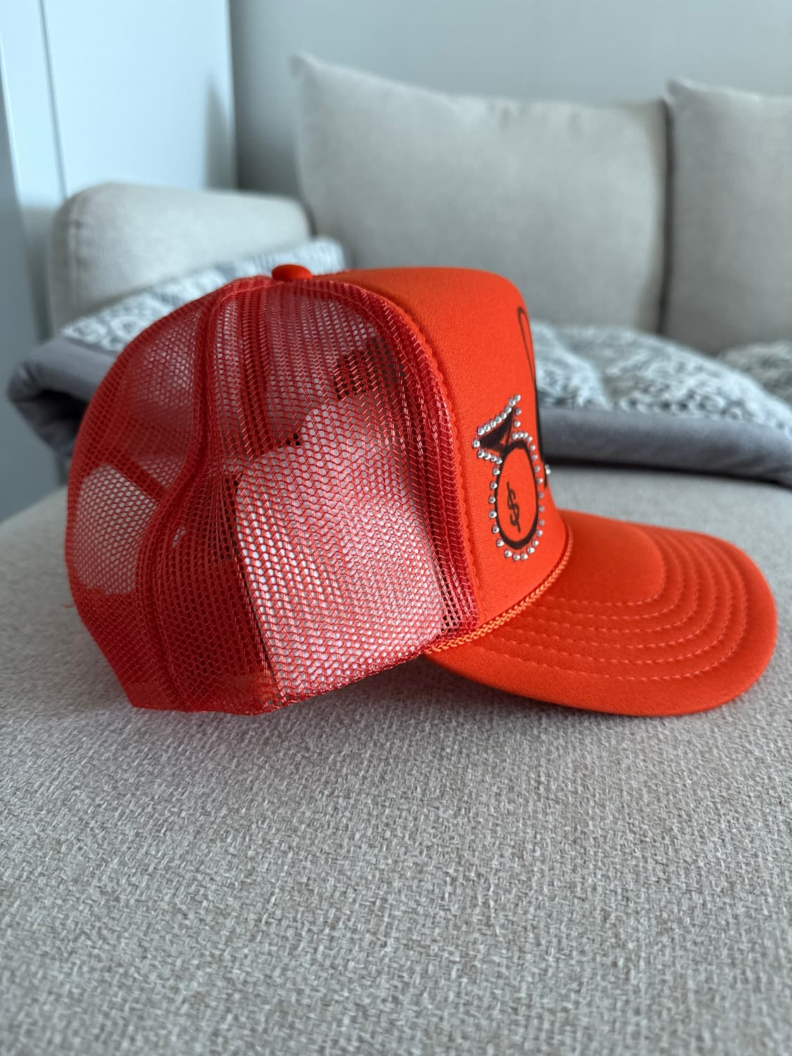 Skoloct 갱 머니 💲🔫스냅백 오렌지 상품이미지5